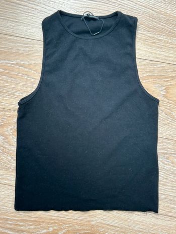 Débardeur tout doux en viscose Zara noir taille M
