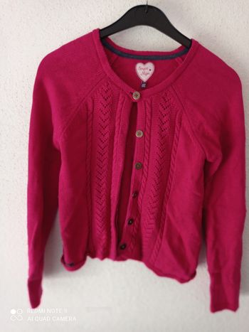 Veste rose maille