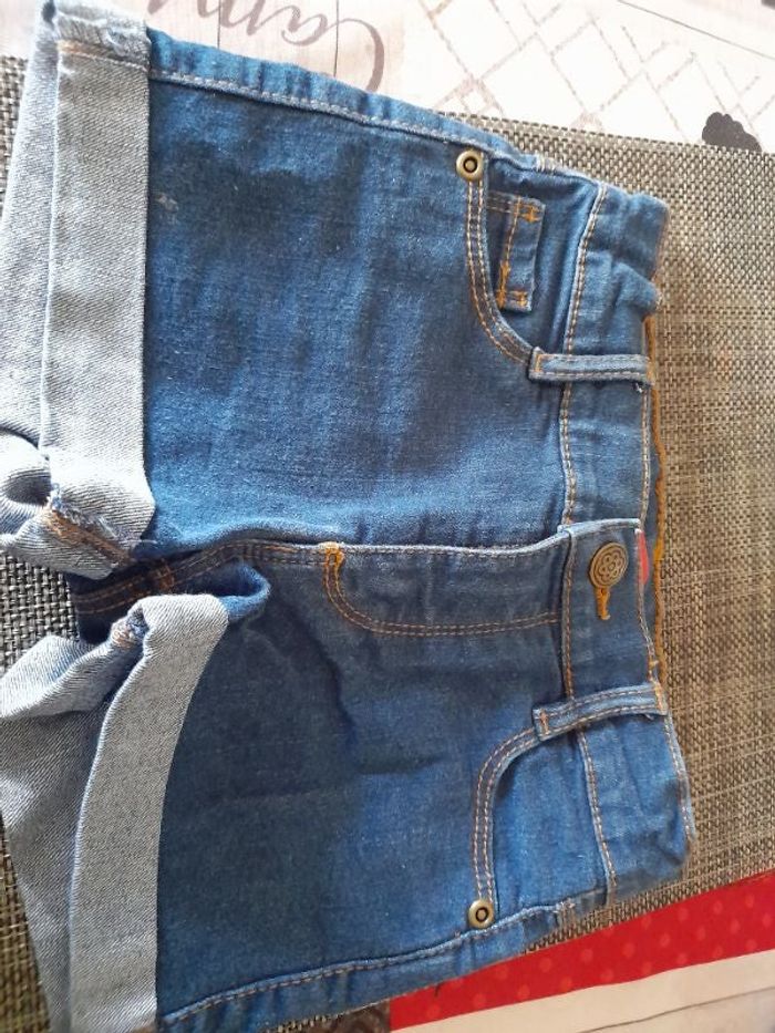 Short en jeans