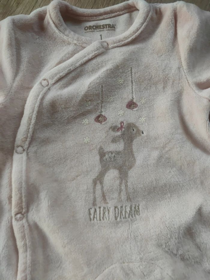 Pyjama/grenouillère velours - photo numéro 2