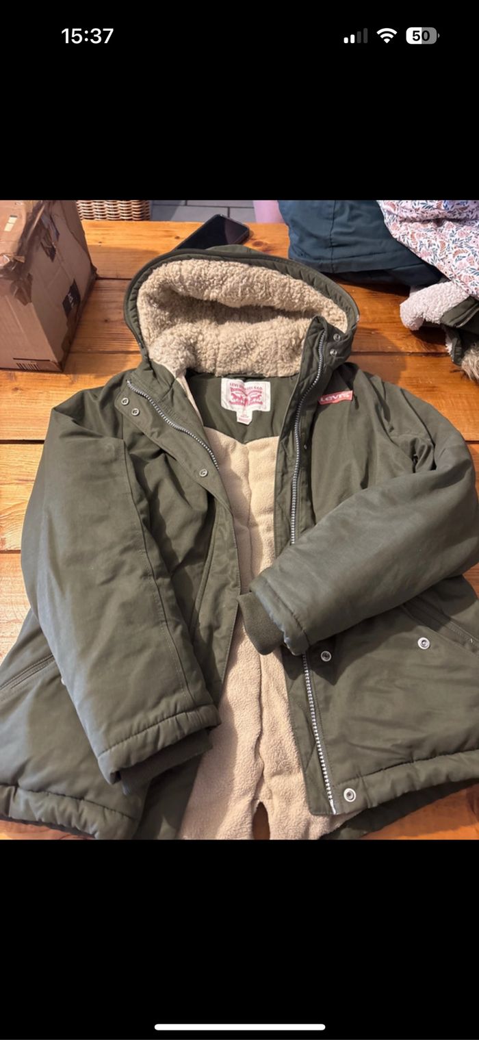 Parka veste fille