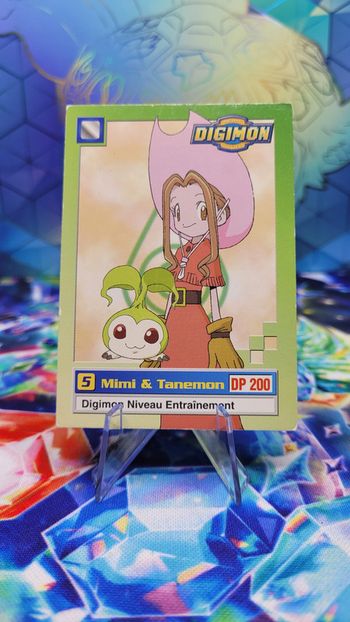 Carte Digimon Mimi & Tanemon 8/34 Édition Série TV