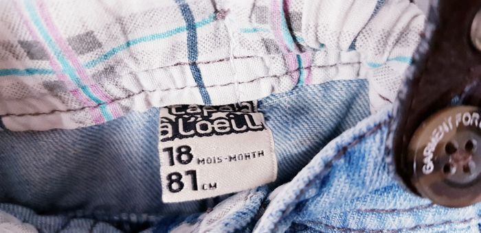 💙 Jean slim à bretelle amovible - Tape à l'œil - 18 mois 💙 - photo numéro 6