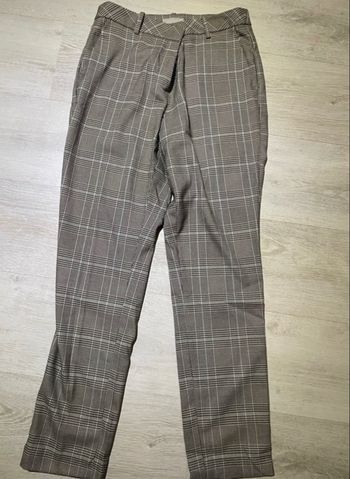 Pantalon tailleur à carreaux