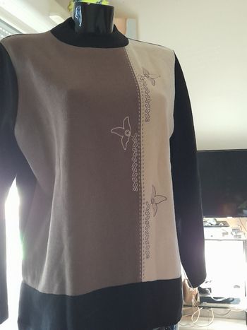 JO1/ PULL FEMME "AFIBEL" TAILLE 46/48,MADE IN FRANCE