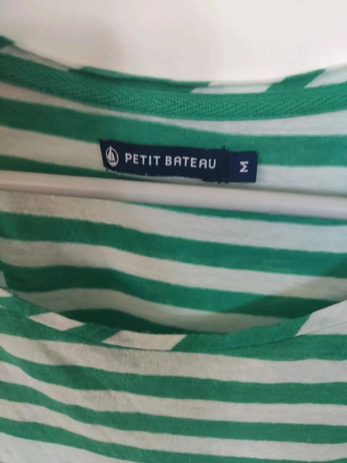 Petit bateau Tee shirt 30 % lin M - photo numéro 4