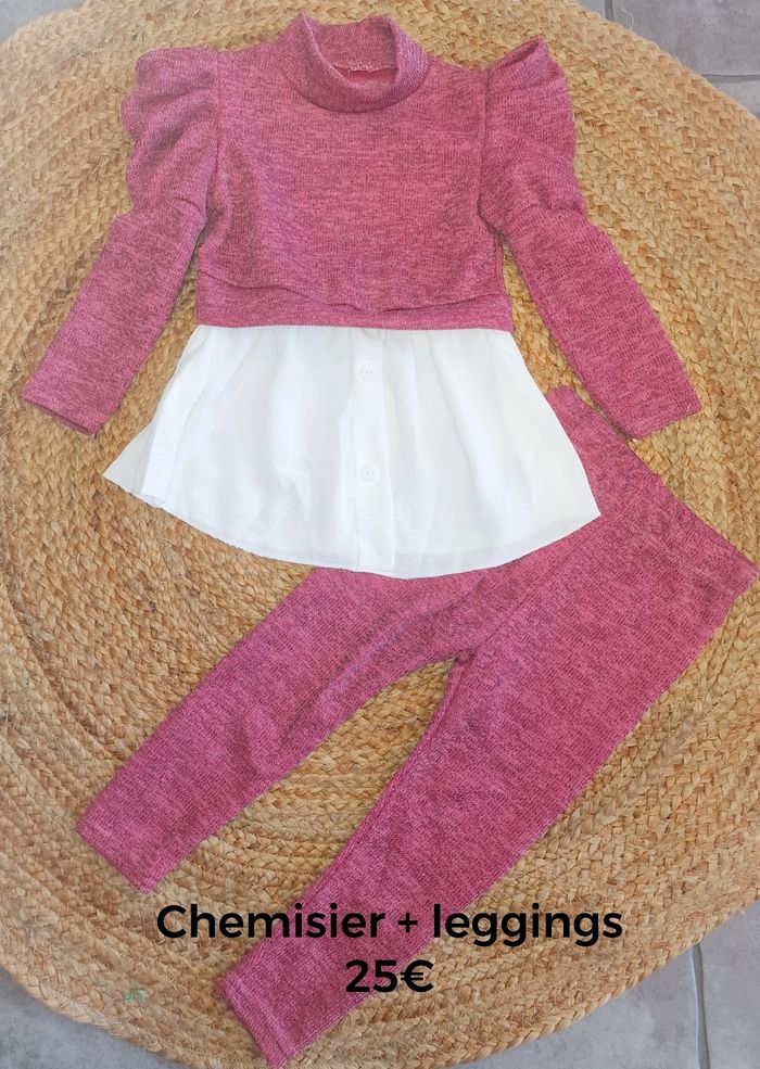 Chemisier avec leggings