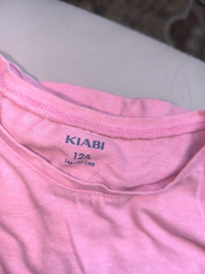 Duo t-shirts un gris un rose - photo numéro 3