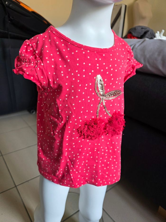 T-Shirt cerise - photo numéro 2