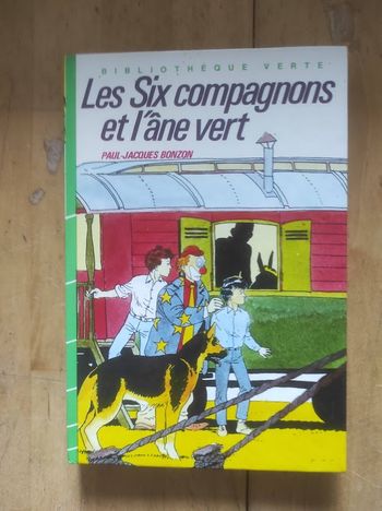 Les Six Compagnons et l'âne vert P.J. Bonzon Bibliothèque Verte cartonnée 1983