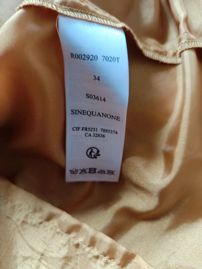 Magnifique robe Sinéquanone t.34 viscose - photo numéro 12