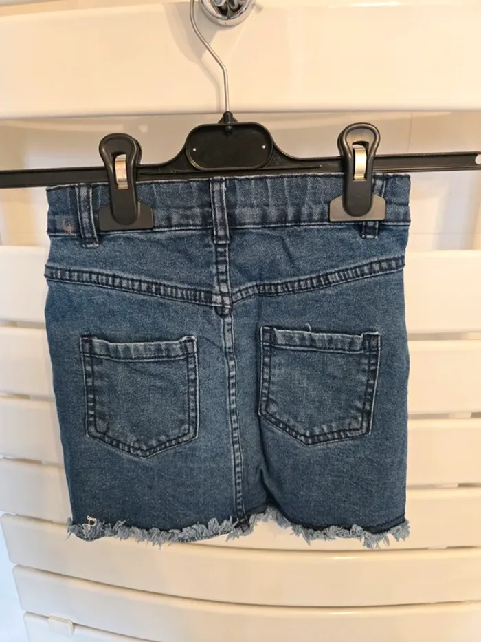 jupe en jeans avec cœur Lili marelle - photo numéro 2