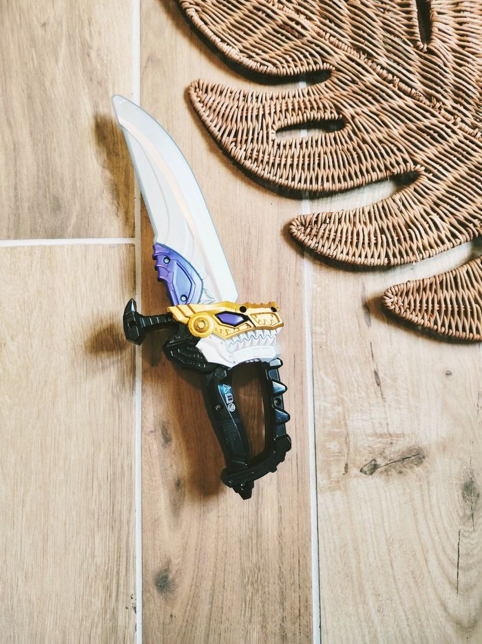 🙅Power rangers dino fury Épée sabre du méchant /vilain Void Knight marque hasbro - photo numéro 2