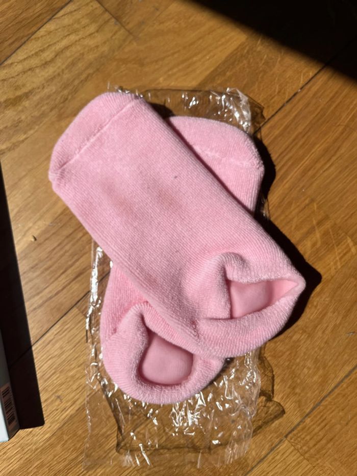 Chaussettes Gel SPA Rose – Soin pieds doux – Antidérapantes - photo numéro 2