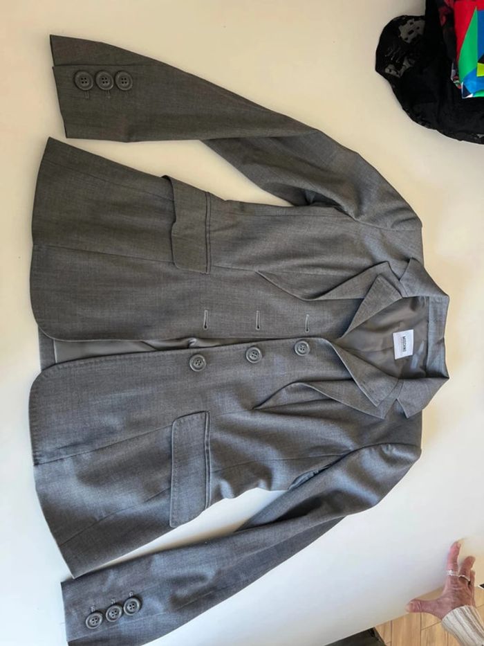 Veste tailleur gris