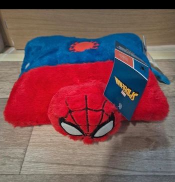 Petit coussin pliable peluche doux spiderman 