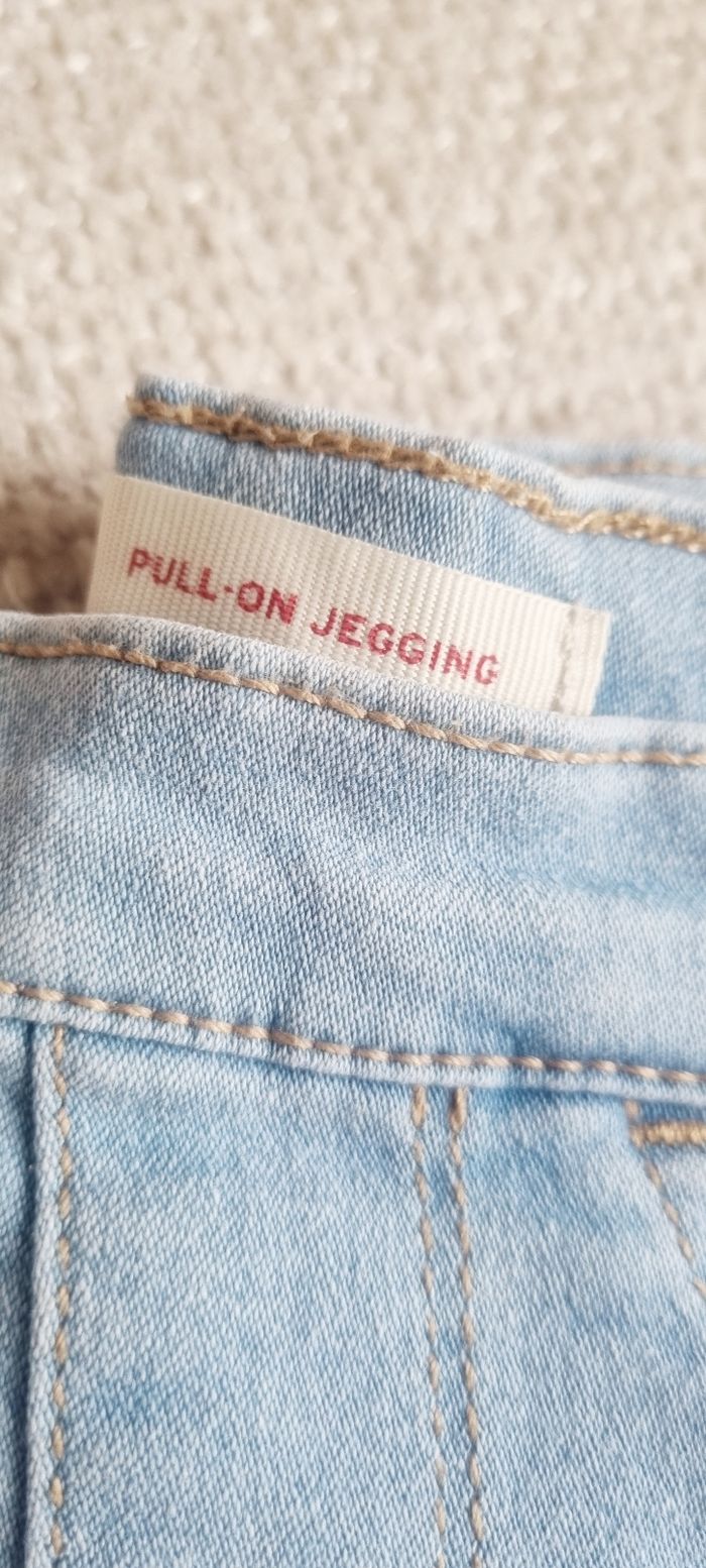 Pull-on jegging fille bleu clair Levi's taille 7 ans / 122 cm - photo numéro 3