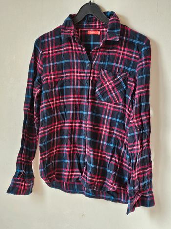 Chemises à carreaux tissaia taille 38
