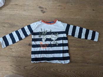 Tee shirt manche longue dinosaures  sergent major