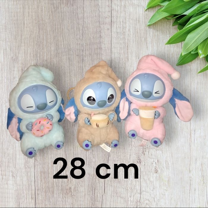 Lot de 3 Peluches stitch disney style labubu