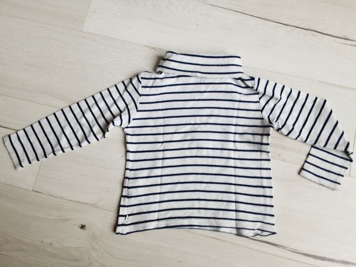 Vêtement garçon tee-shirt manches longues sous-pull Okaïdi rayé 6 ans - photo numéro 3