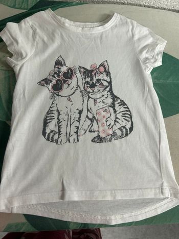 TEE shirt primark 2/3 ans chats