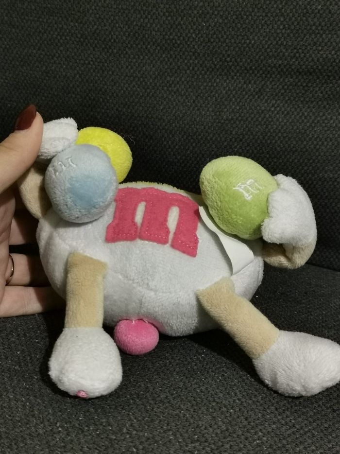 Peluche M&ms jaune pâques - photo numéro 5