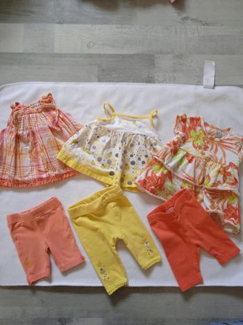 Lot ensemble été fille 3 mois
