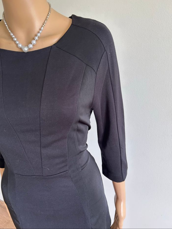 Robe noire à manches courtes Les Petites taille 36 TBE - photo numéro 4