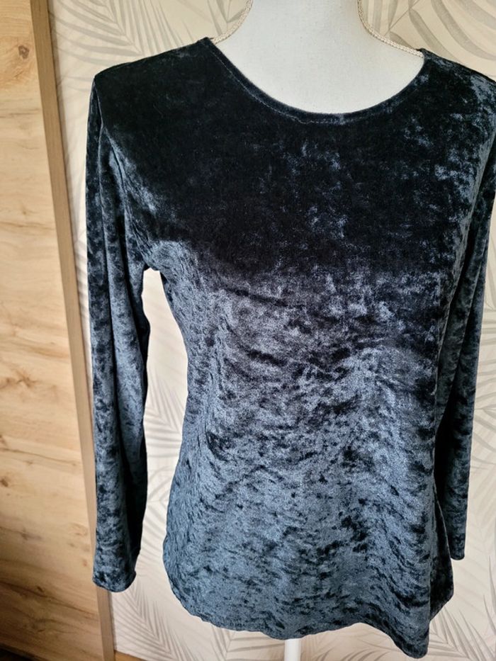 Haut femme velours taille M/L - photo numéro 3