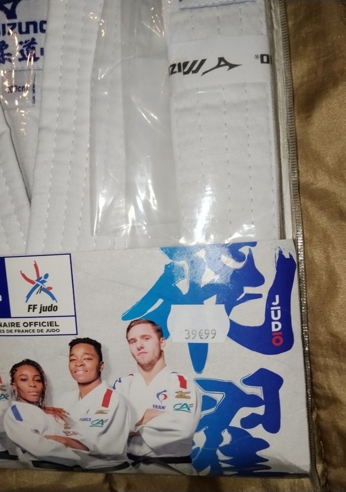 Kimono mizuno shiro 2 taille 100 cms mixte - photo numéro 2