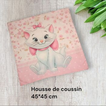 Housse de coussin Marie des Aristochats disney