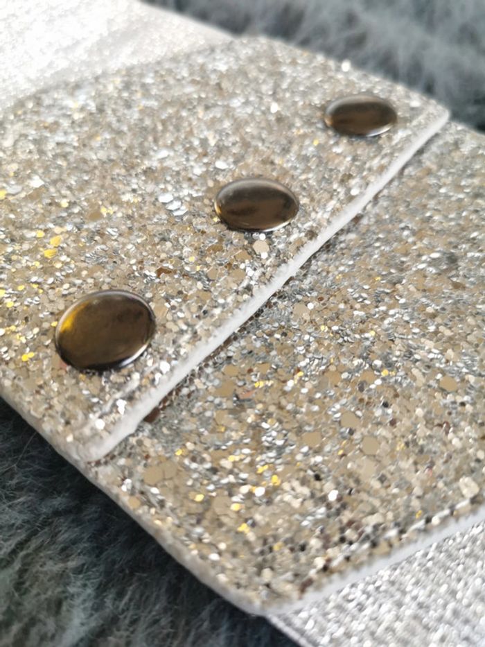 A21 ceinture gaine corset argenté fête - photo numéro 3