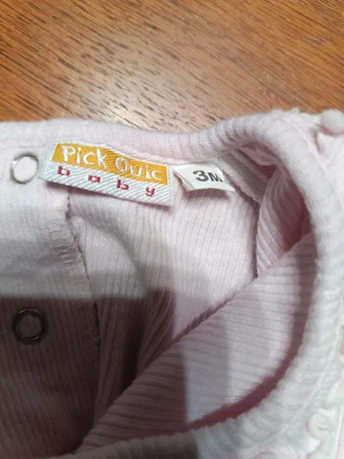 T-shirt rose Pick Ouic 3M - photo numéro 3