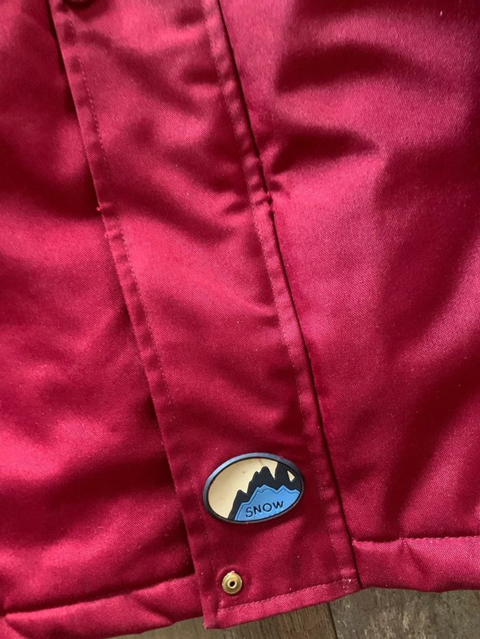 Veste snow rouge / bordeaux - photo numéro 2