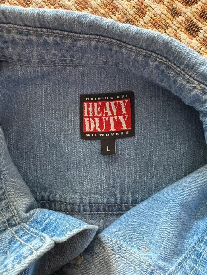 Chemise en jeans heavy duty - photo numéro 3