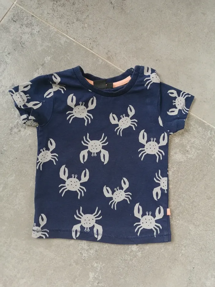 Tee-shirt motif crabe 68 cm babyface
