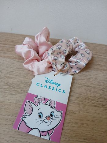 Lot de 2 chouchous rose Marie Les aristochats Disney