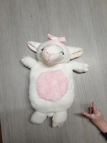 Doudou nounours mouton fille