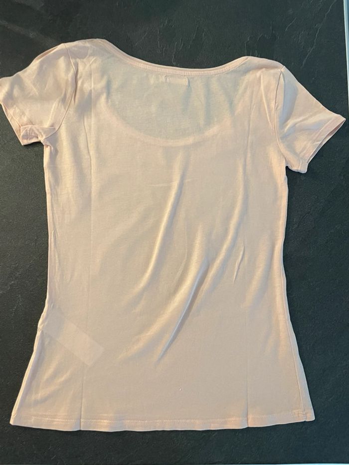 T-shirt rose pale - photo numéro 2