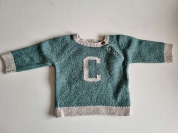 Pull Cyrillus en laine 9 mois