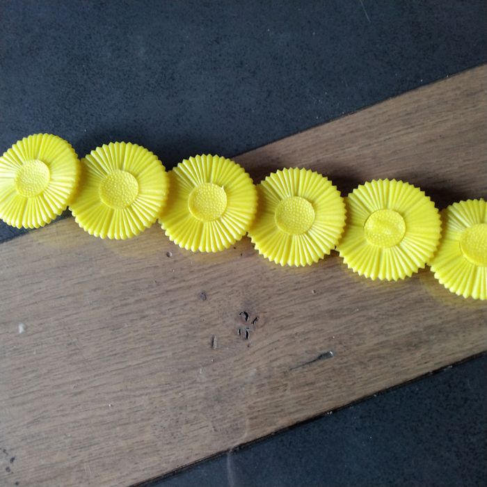 Ceinture jaune femme vintage - photo numéro 6