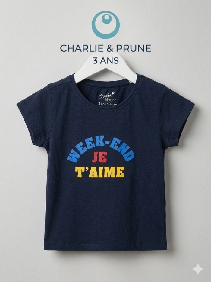 T-shirt manches courtes Charlie & Prune MIXTE - photo numéro 1