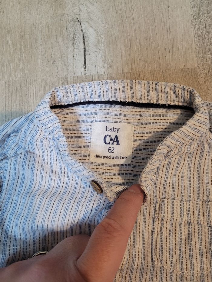 Chemise manches longues bébé 6 mois - photo numéro 2