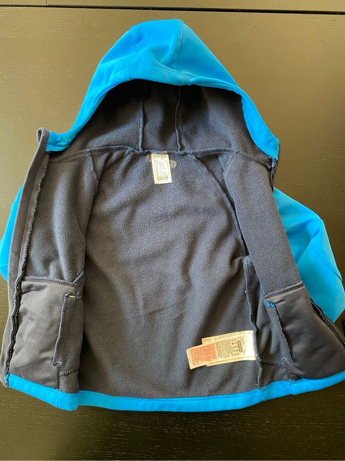 Veste doudoune manteau décathlon fille garçon polaire capuche 2 ans - photo numéro 2