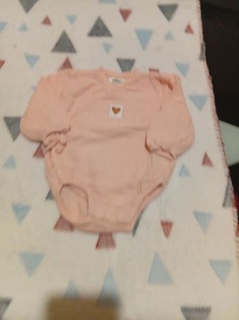 Body rose petit coeur