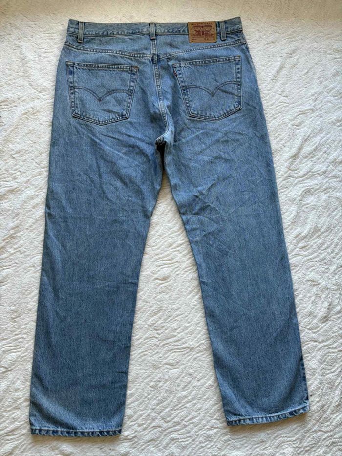 Jean Levi’s homme 505 Regular Fit straight leg W40 L30 (50 FR / XXL) Bleu clair vintage Mexico rare - photo numéro 11