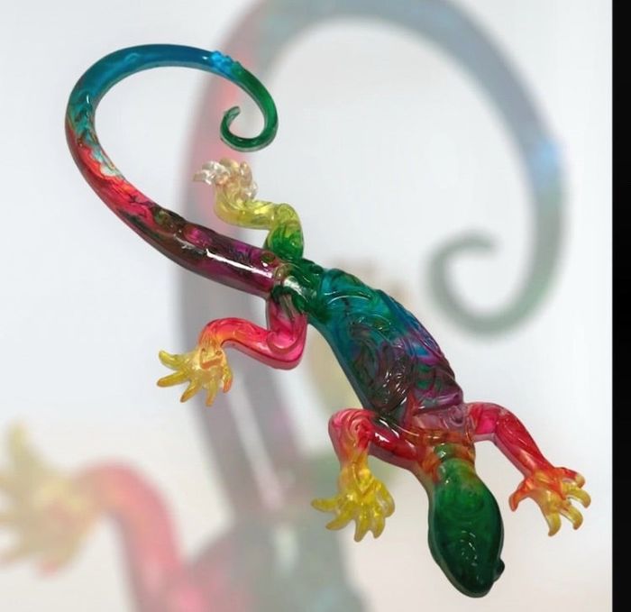 Salamandre en résine