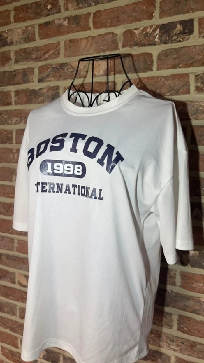 T-shirt blanc Boston Shein Taille S / 36 - photo numéro 3