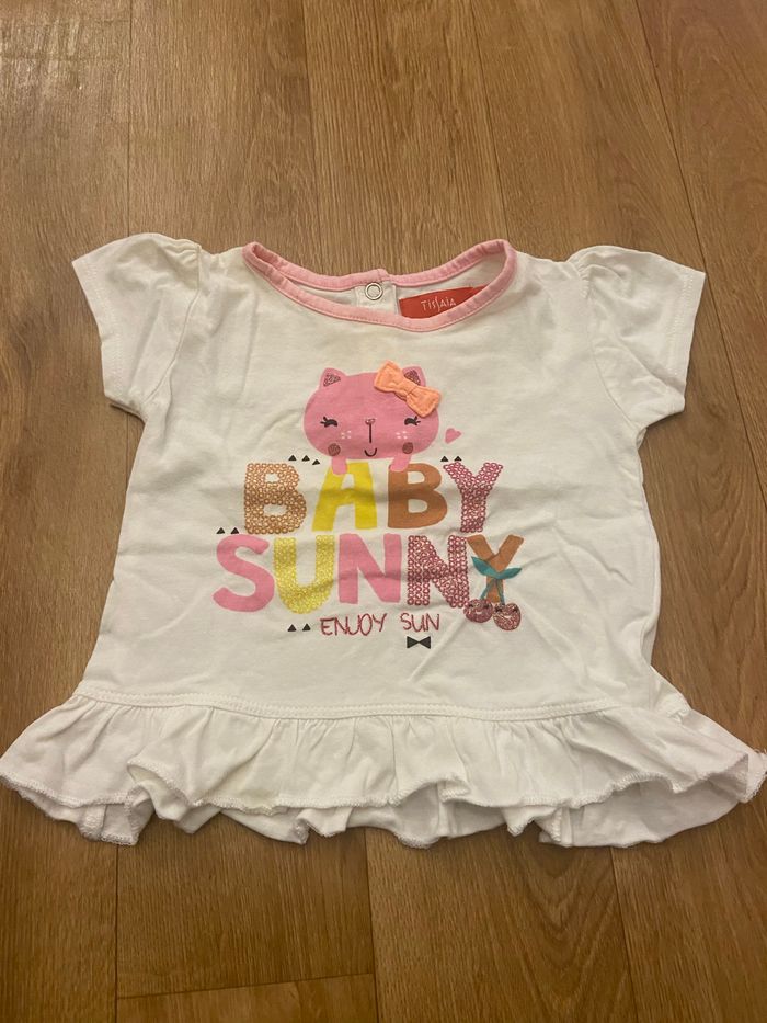 Lot de 4 t-shirt bébé fille 6M - photo numéro 4